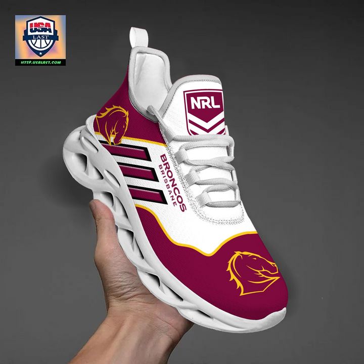 Brisbane Broncos Personalized Clunky Max Soul Shoes Running Shoes – Usalast