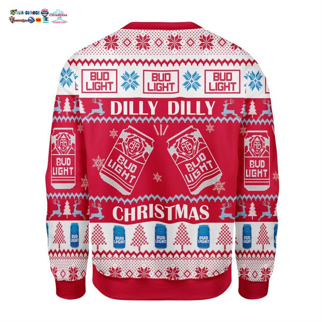 Bud Light Dilly Dilly Christmas Ugly Christmas Sweater