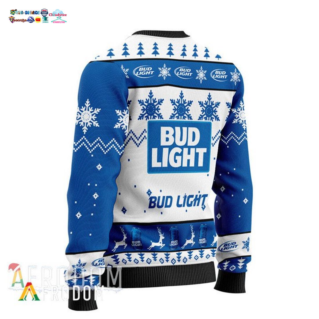 Bud Light Ver 4 Ugly Christmas Sweater