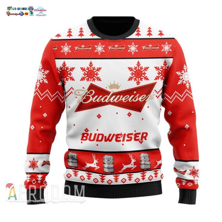 Budweiser Ver 2 Ugly Christmas Sweater - Which place is this bro?