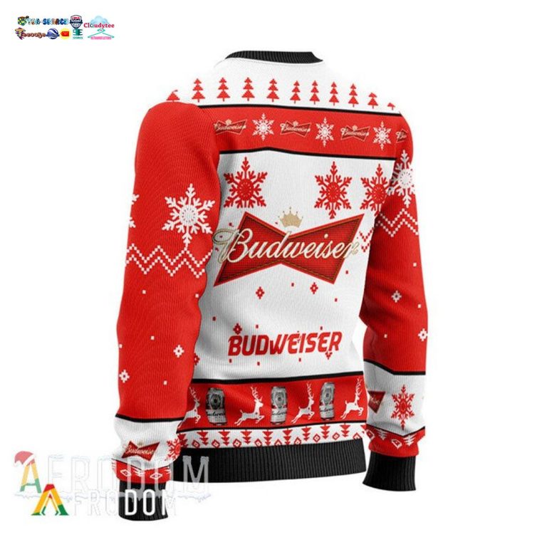 Budweiser Ver 2 Ugly Christmas Sweater - Nice bread, I like it