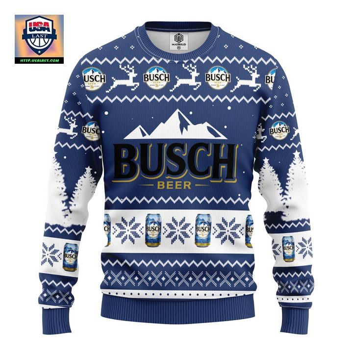 Busch 3 Ugly Christmas Sweater Amazing Gift Idea Thanksgiving Gift - Good click