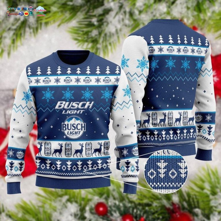 Busch Light Ver 4 Ugly Christmas Sweater - You look different and cute