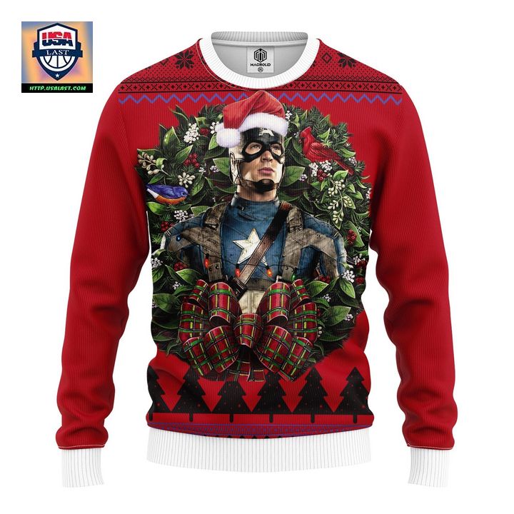 Captain American Winter Soldier Noel Mc Ugly Christmas Sweater Thanksgiving Gift – Usalast