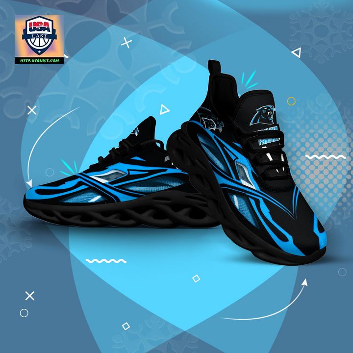 Carolina Panthers NFL Clunky Max Soul Shoes New Model - Natural and awesome