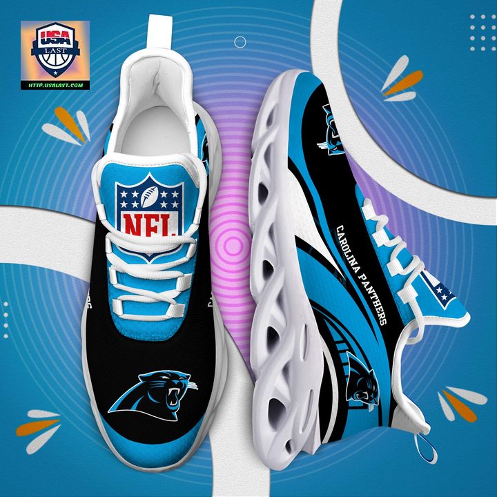 Carolina Panthers NFL Customized Max Soul Sneaker – Usalast