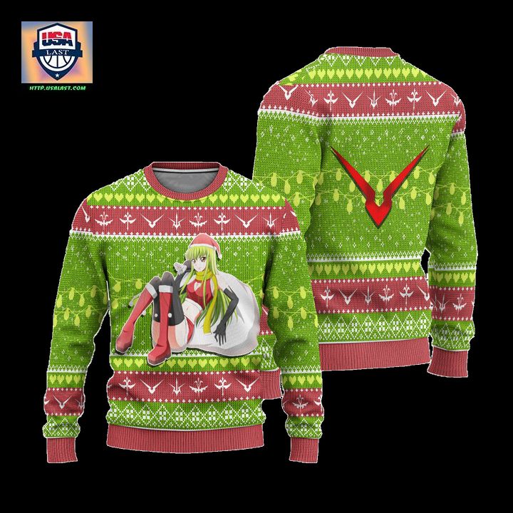 CC Anime Ugly Christmas Sweater Custom Code Geass Xmas Gift - Cutting dash