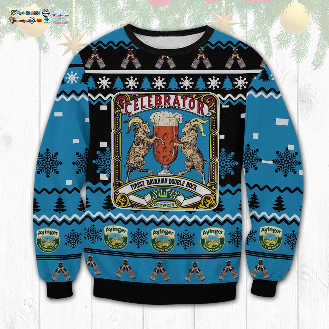 Celebrator Doppelbock Ugly Christmas Sweater