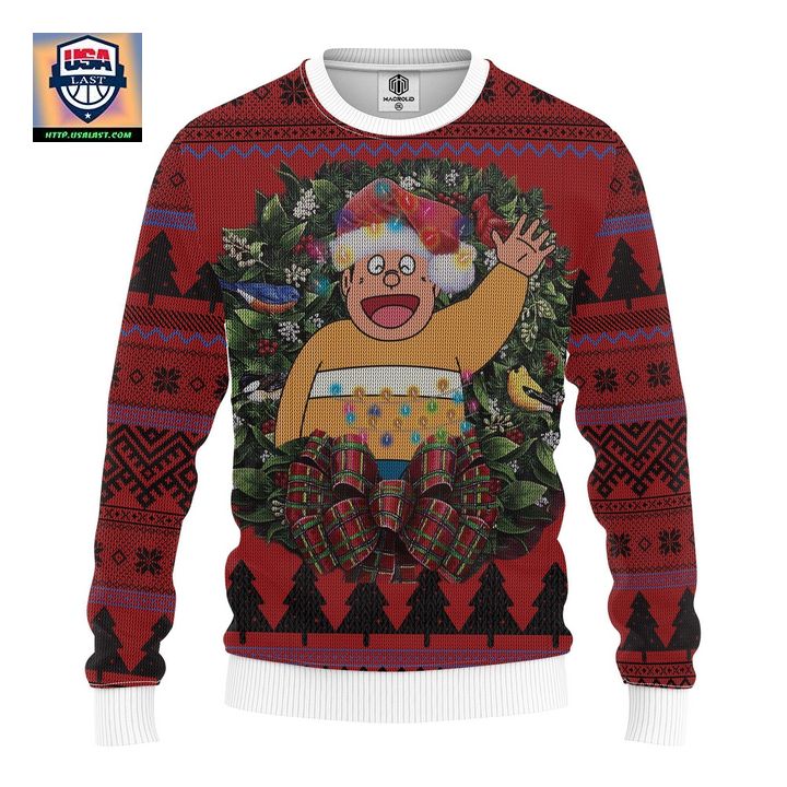 Chaien Doraemon Mc Ugly Christmas Sweater Thanksgiving Gift - It is too funny