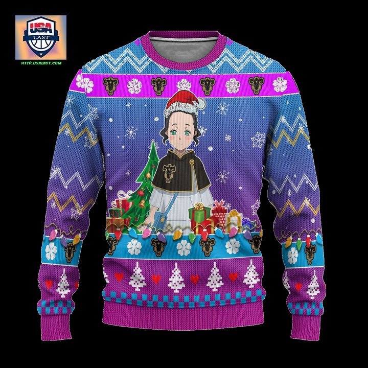 Charmy Pappitson Anime Ugly Christmas Sweater Black Clover Xmas Gift – Usalast