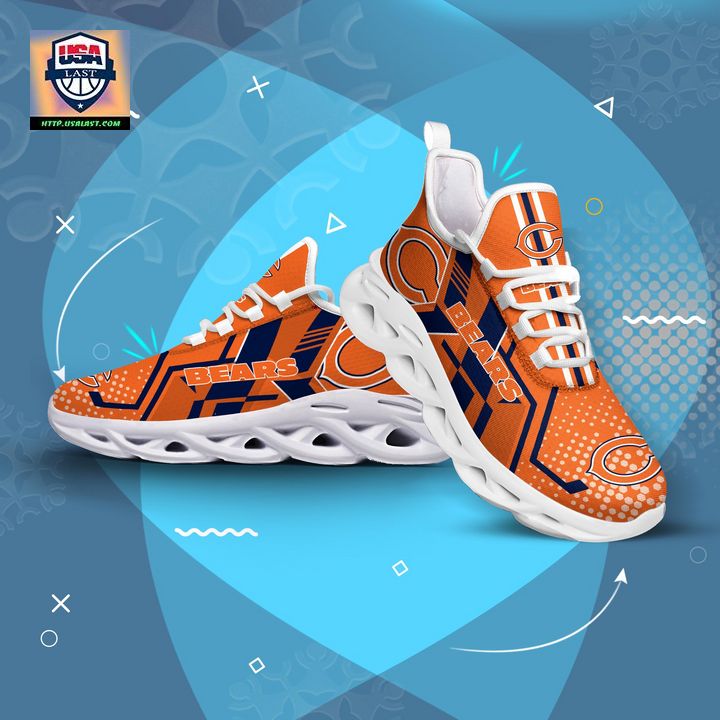 Chicago Bears Personalized Clunky Max Soul Shoes Best Gift For Fans – Usalast