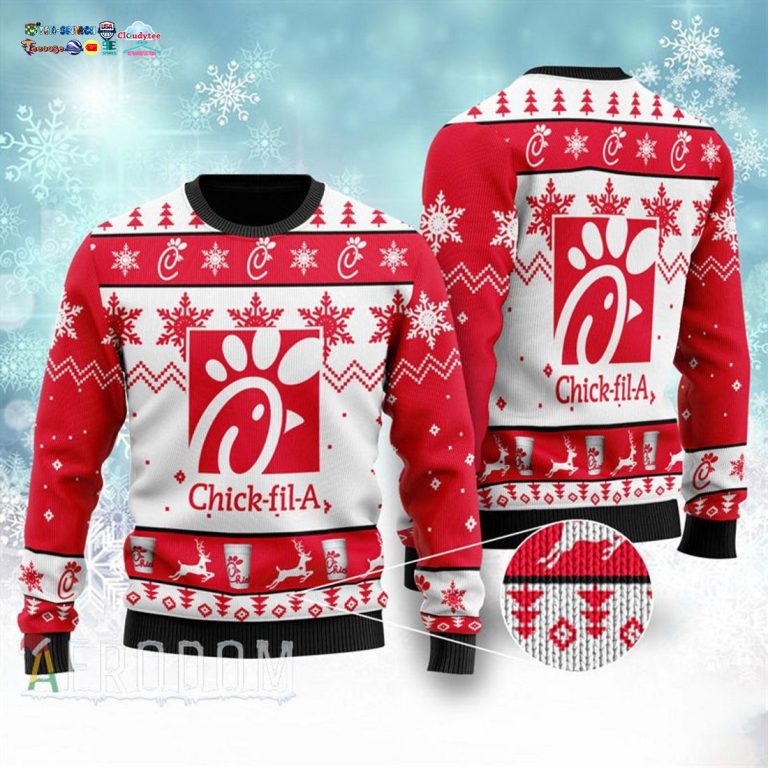 Chick-Fil-A Ugly Christmas Sweater - This is awesome and unique