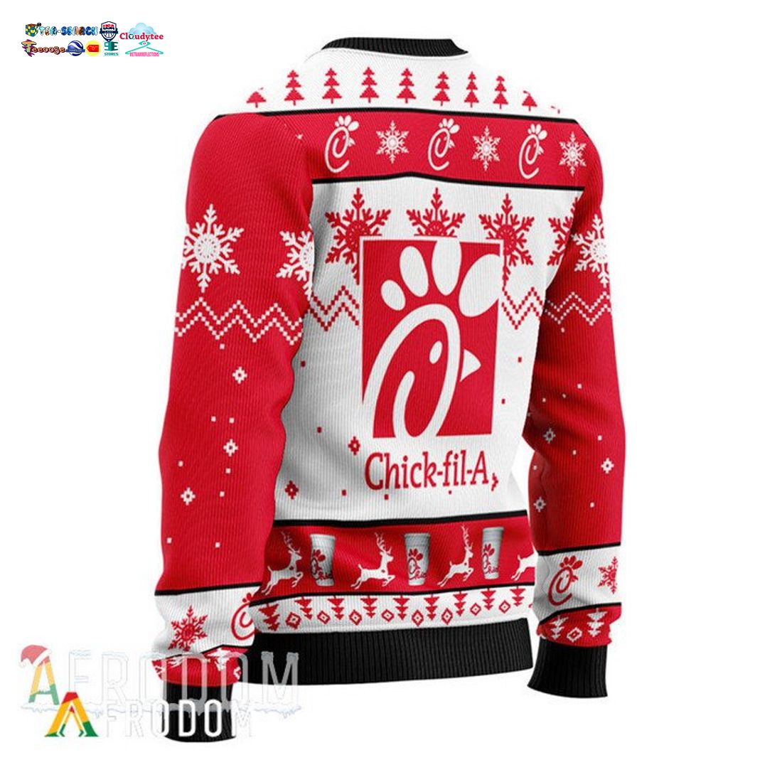 Chick-Fil-A Ugly Christmas Sweater