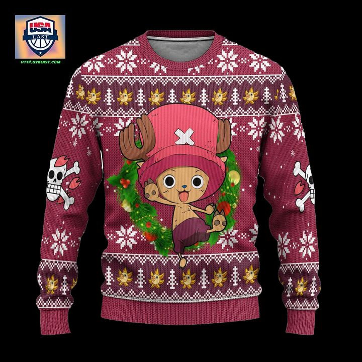 Chopper One Piece Anime Ugly Christmas Sweater Xmas Gift – Usalast