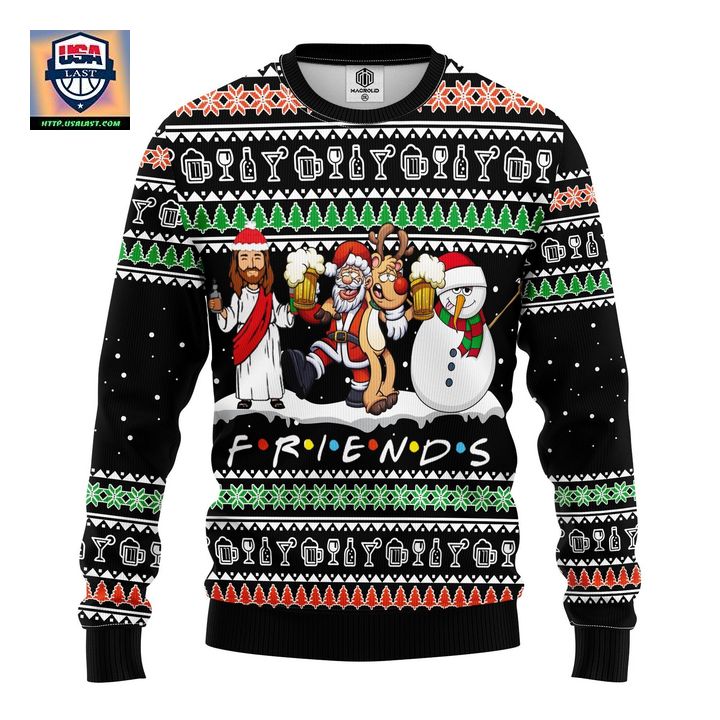 Christ Friends Ugly Christmas Sweater Amazing Gift Idea Thanksgiving Gift – Usalast