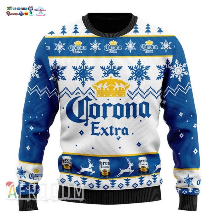 Corona Extra Ver 3 Ugly Christmas Sweater - This is awesome and unique