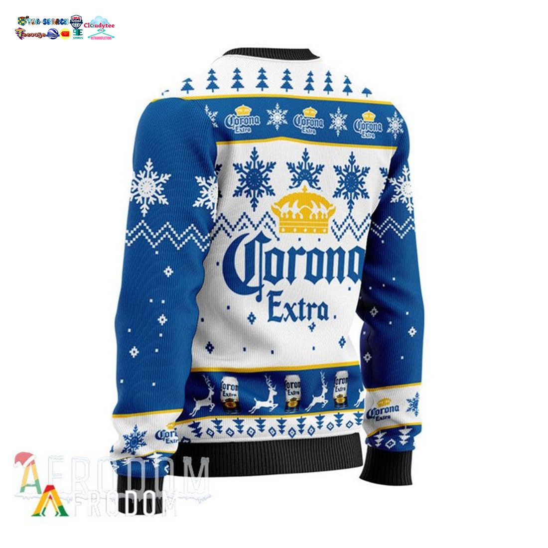 Corona Extra Ver 3 Ugly Christmas Sweater