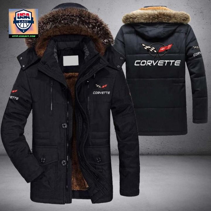 Corvette C5 Logo Brand Parka Jacket Winter Coat – Usalast