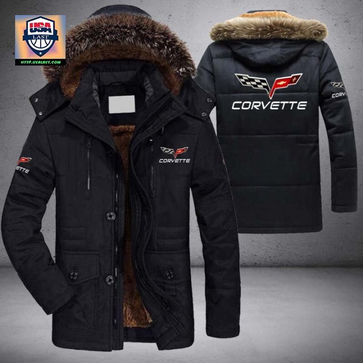 Corvette C6 Logo Brand Parka Jacket Winter Coat – Usalast