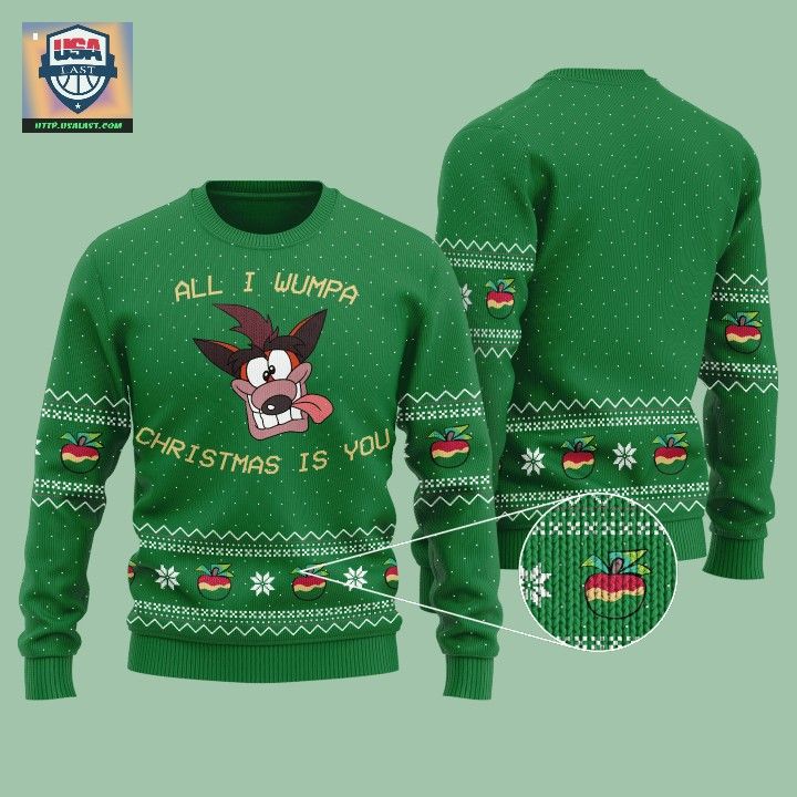 Crash Bandicoot Game All I Wumpa Christmas Is You Ugly Sweater – Usalast