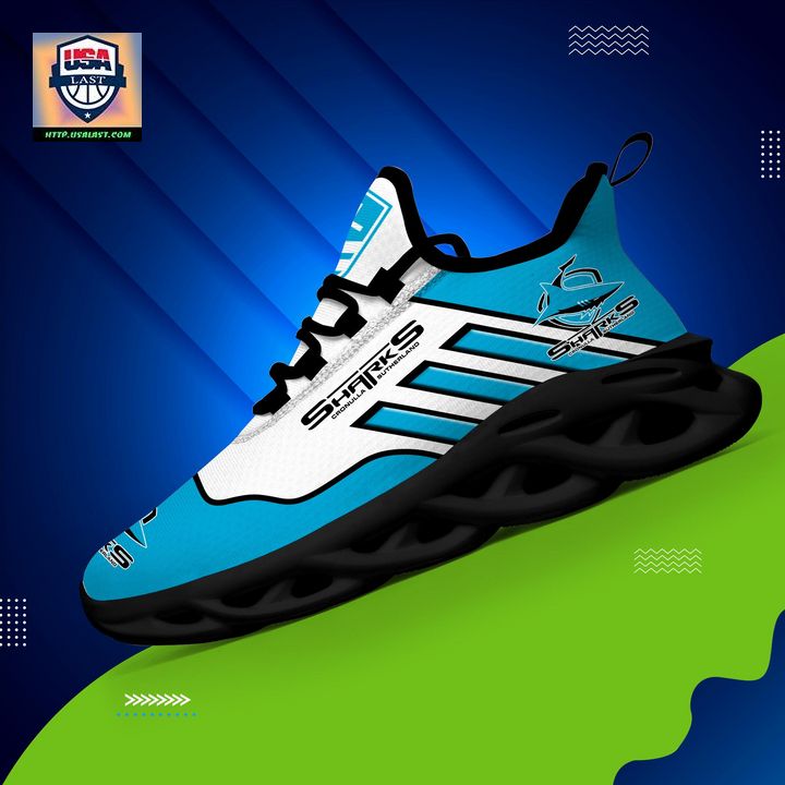 Cronulla Sharks Personalized Clunky Max Soul Shoes Running Shoes - Amazing Pic