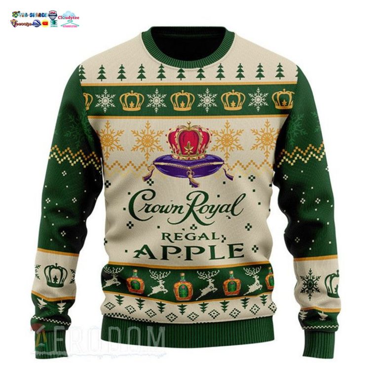 Crown Royal Green Ugly Christmas Sweater - Rejuvenating picture