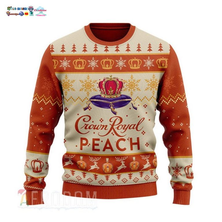 Crown Royal Orange Ugly Christmas Sweater - Nice shot bro