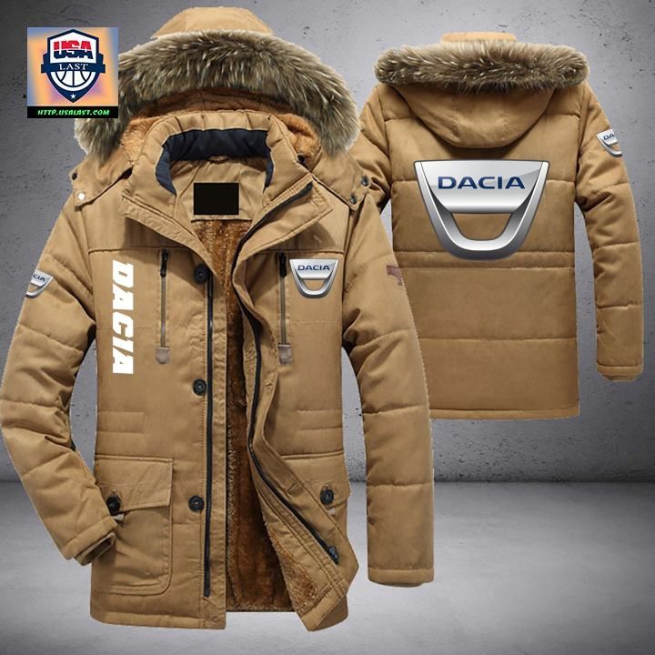 Dacia Logo Brand Parka Jacket Winter Coat - Cuteness overloaded