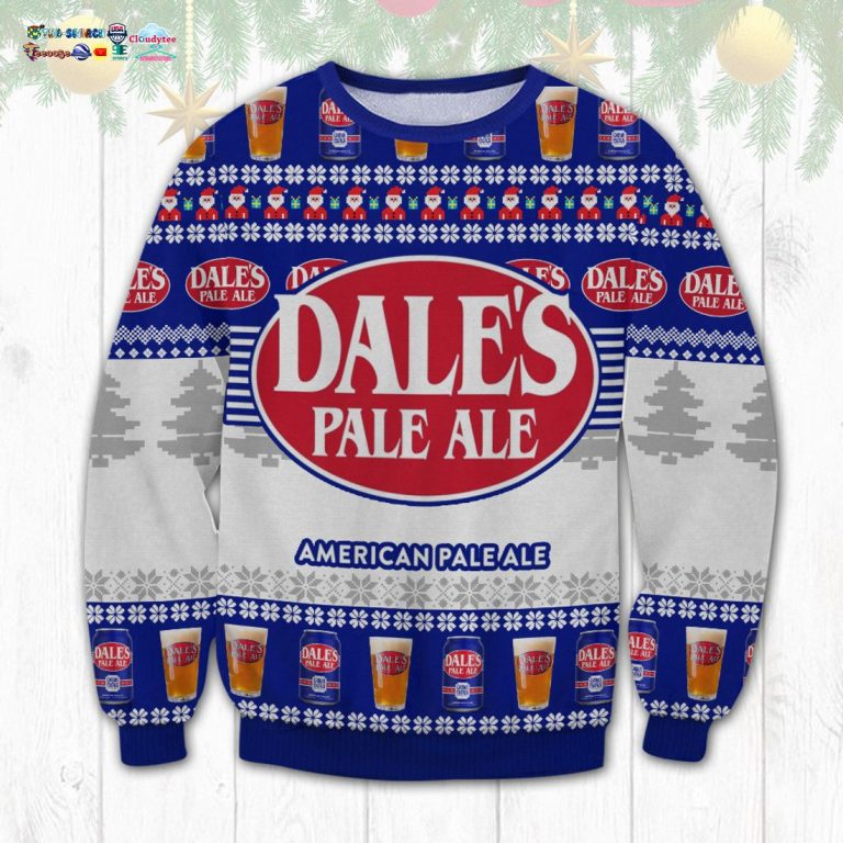 Dale's Pale Ale Ugly Christmas Sweater - Beauty is power; a smile is its sword.