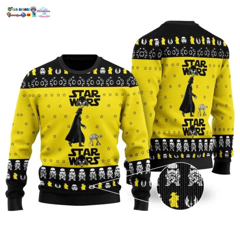 Darth Vader Star Wars Ugly Christmas Sweater - You look cheerful dear