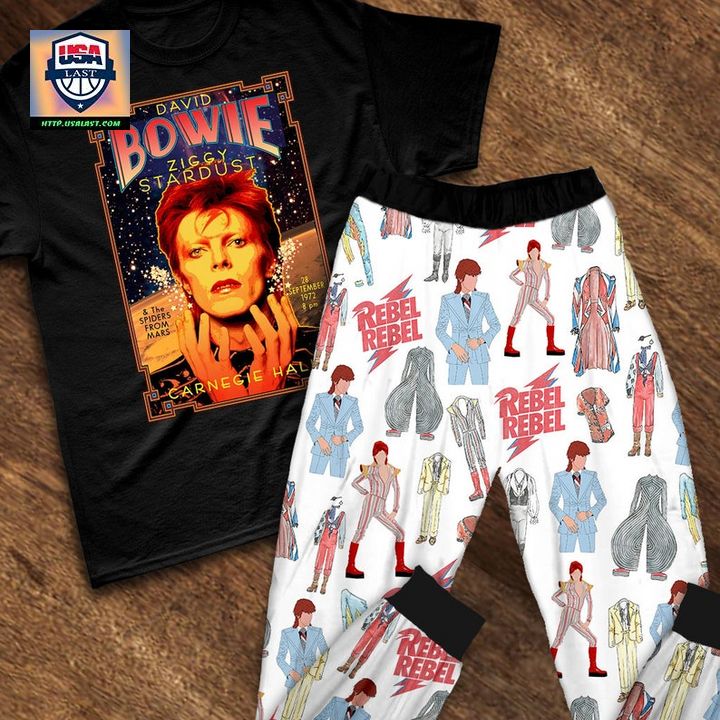 David Bowie Ziggy Stardust Pajamas Set - Amazing Pic