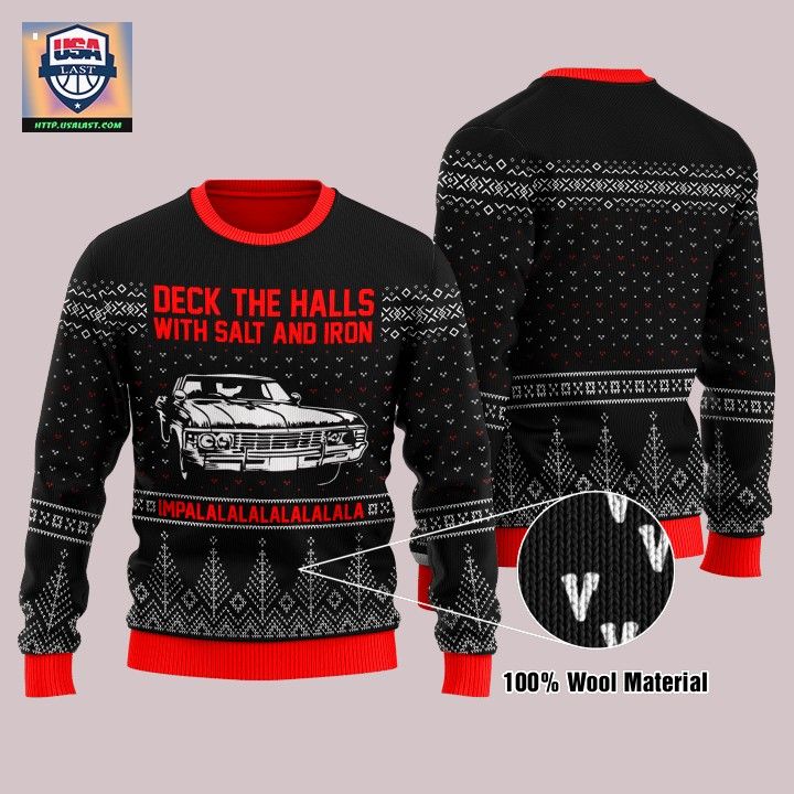 Deck The Halls With Salt And Iron Ugly Christmas Sweater – Usalast
