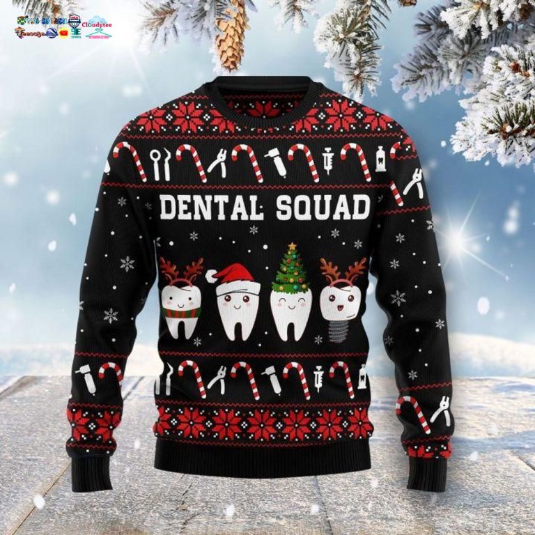 Dental Squad Ugly Christmas Sweater - Rejuvenating picture
