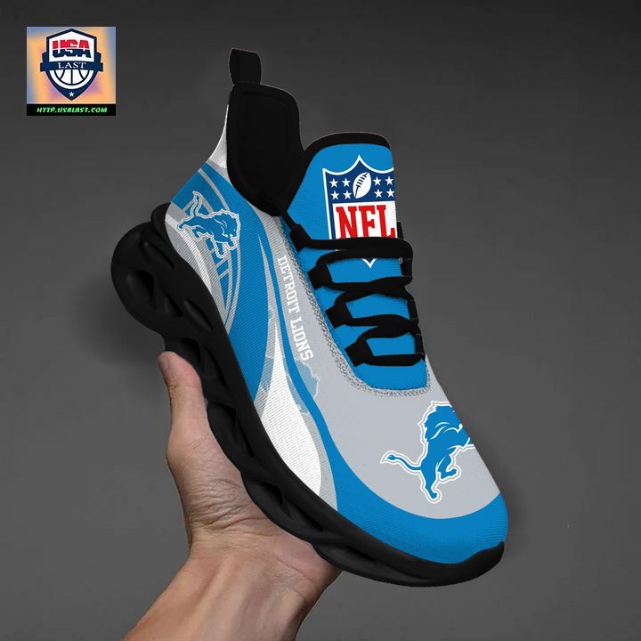 Detroit Lions NFL Customized Max Soul Sneaker - Cuteness overloaded