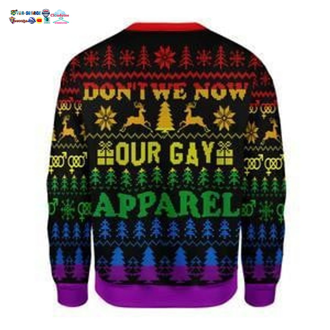 Don't We Now Our Gay Apparel Ugly Christmas Sweater