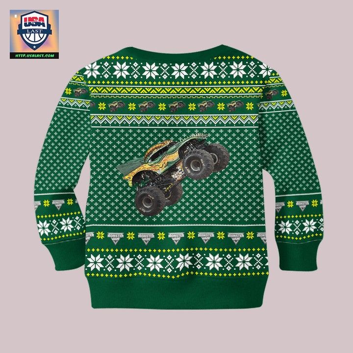 Dragon Monster Truck Ugly Christmas Sweater - Stunning