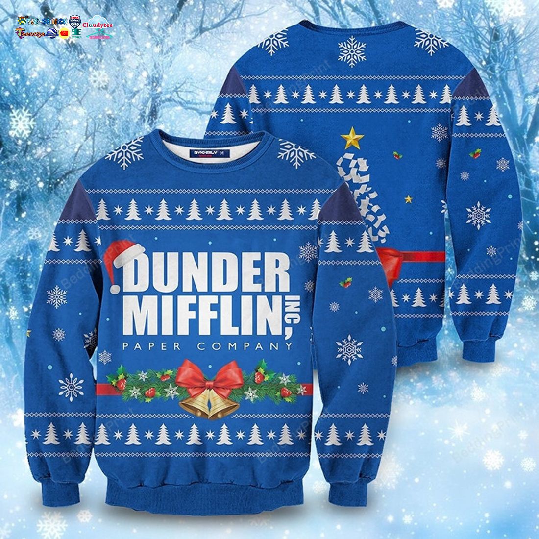 Dunder Mifflin Paper Company Ugly Christmas Sweater