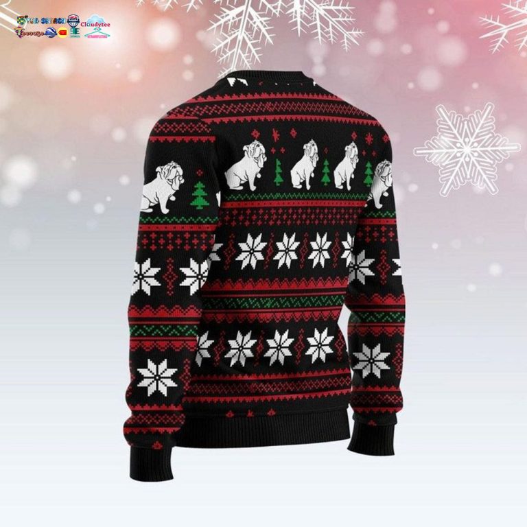 Easily Distracted By Bulldogs Christmas Sweater - Damn good