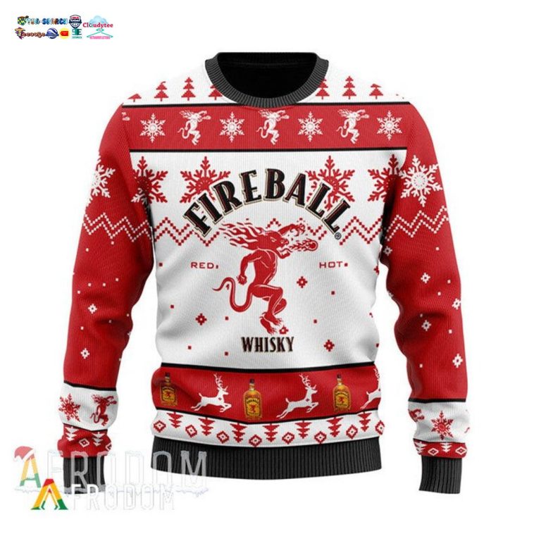 Fireball Ver 3 Ugly Christmas Sweater - Cuteness overloaded