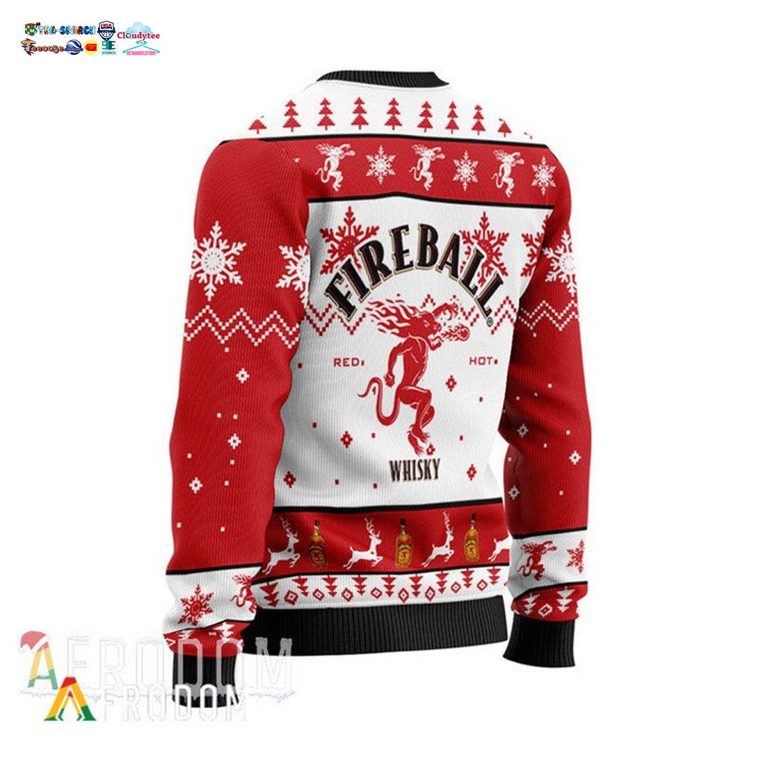Fireball Ver 3 Ugly Christmas Sweater