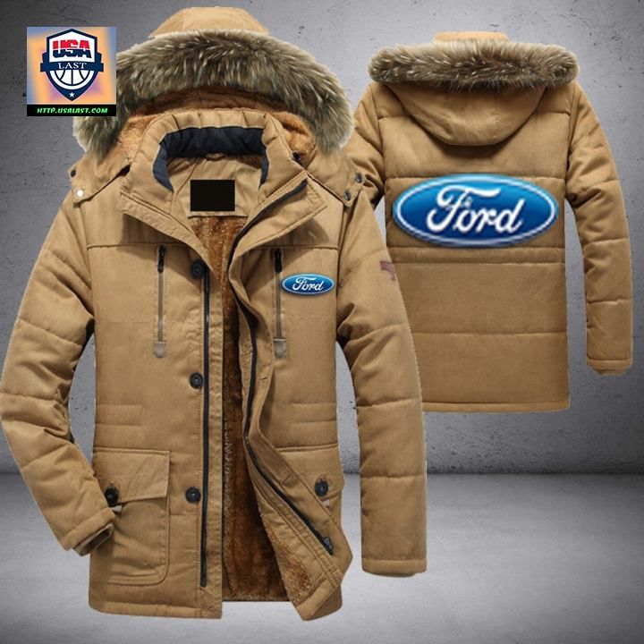 Ford Luxury Brand Parka Jacket Winter Coat - Unique and sober