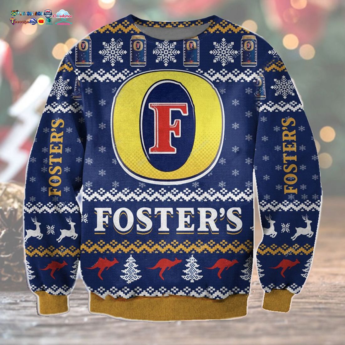 Foster's Ugly Christmas Sweater