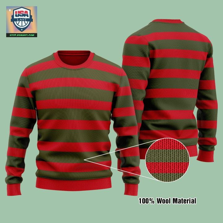 Freddy Krueger Costume Ugly Sweater – Usalast