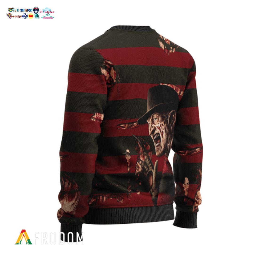 Freddy Krueger Ugly Christmas Sweater