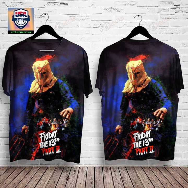 Friday the 13th Part 2 The Body Count Continues Halloween 3D Shirt – Usalast