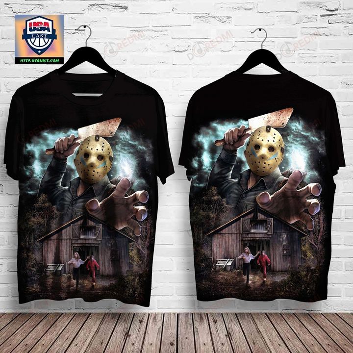 Friday The 13th Part 5 New Beginning Halloween 3D Shirt - Nice shot bro