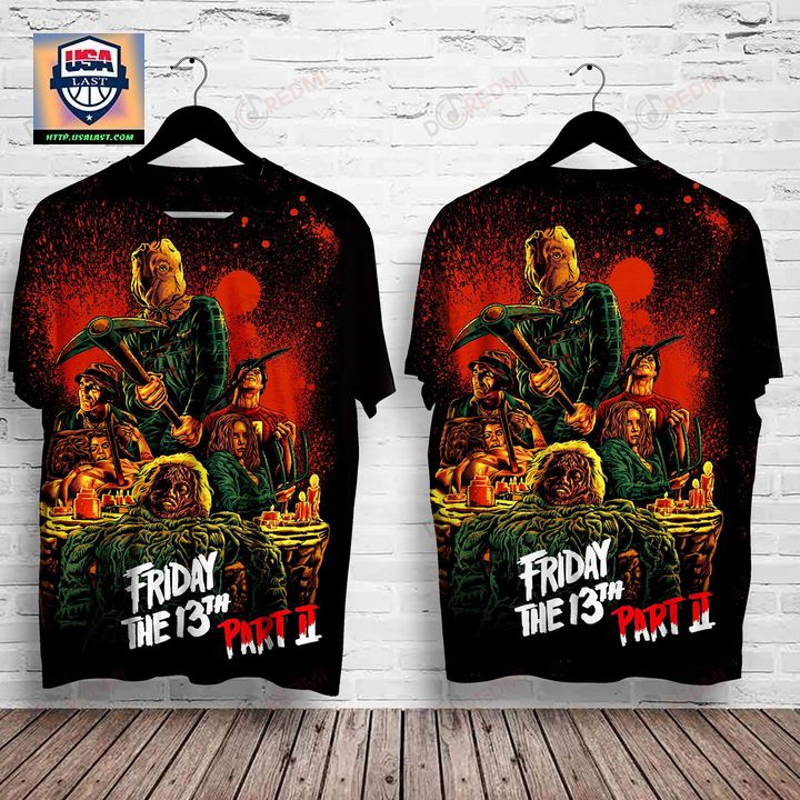 Friday the 13th Part II Horror Movie 3D Shirt – Usalast