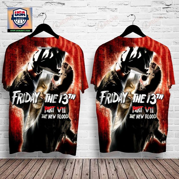 Friday the 13th Part VII The New Blood Hallowen 3D Shirt - You look lazy