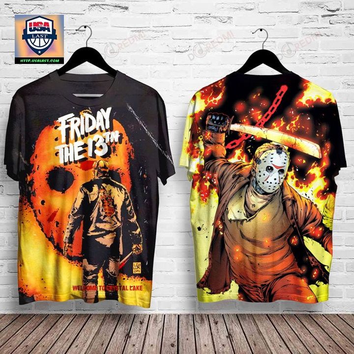 Friday The 13th Welcome To Crystal Lake 3D Shirt - Radiant and glowing Pic dear