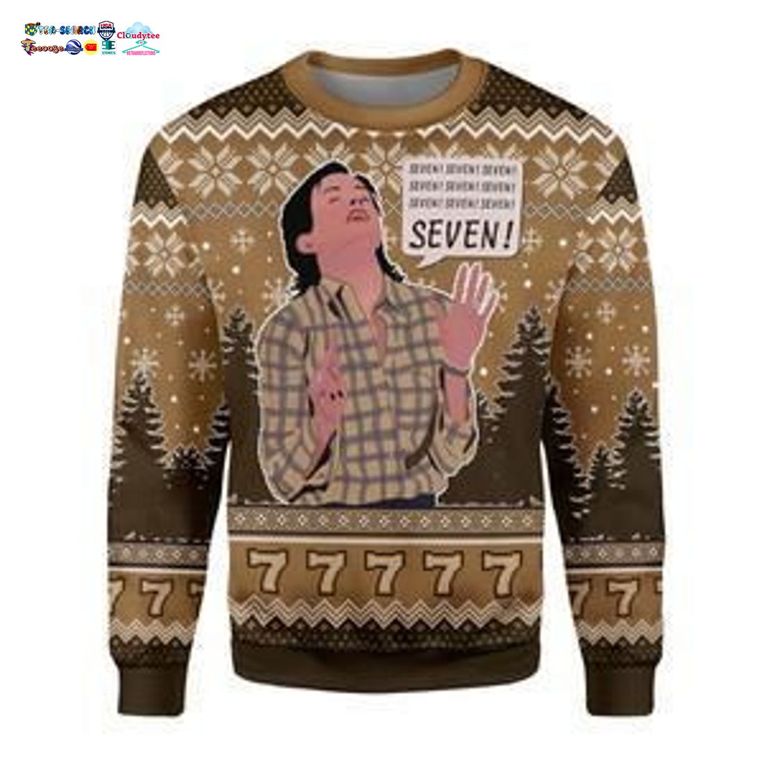 Friends Seven Ugly Christmas Sweater